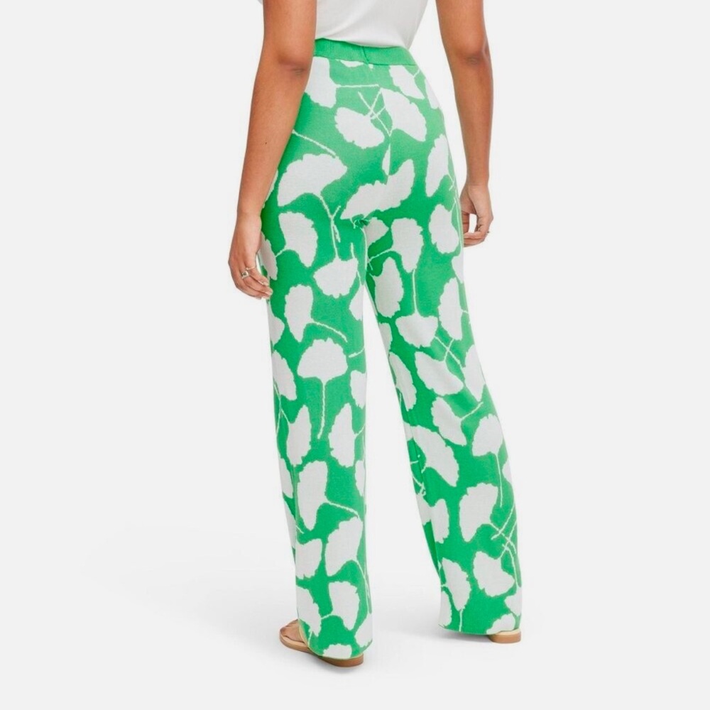 DVF Diane Von Furstenberg X Target Ginkgo Green Sweater Pants